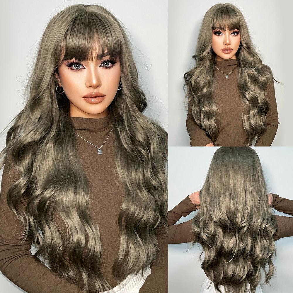 Nicole Long Wavy Wig Wigs - The Burner Shop