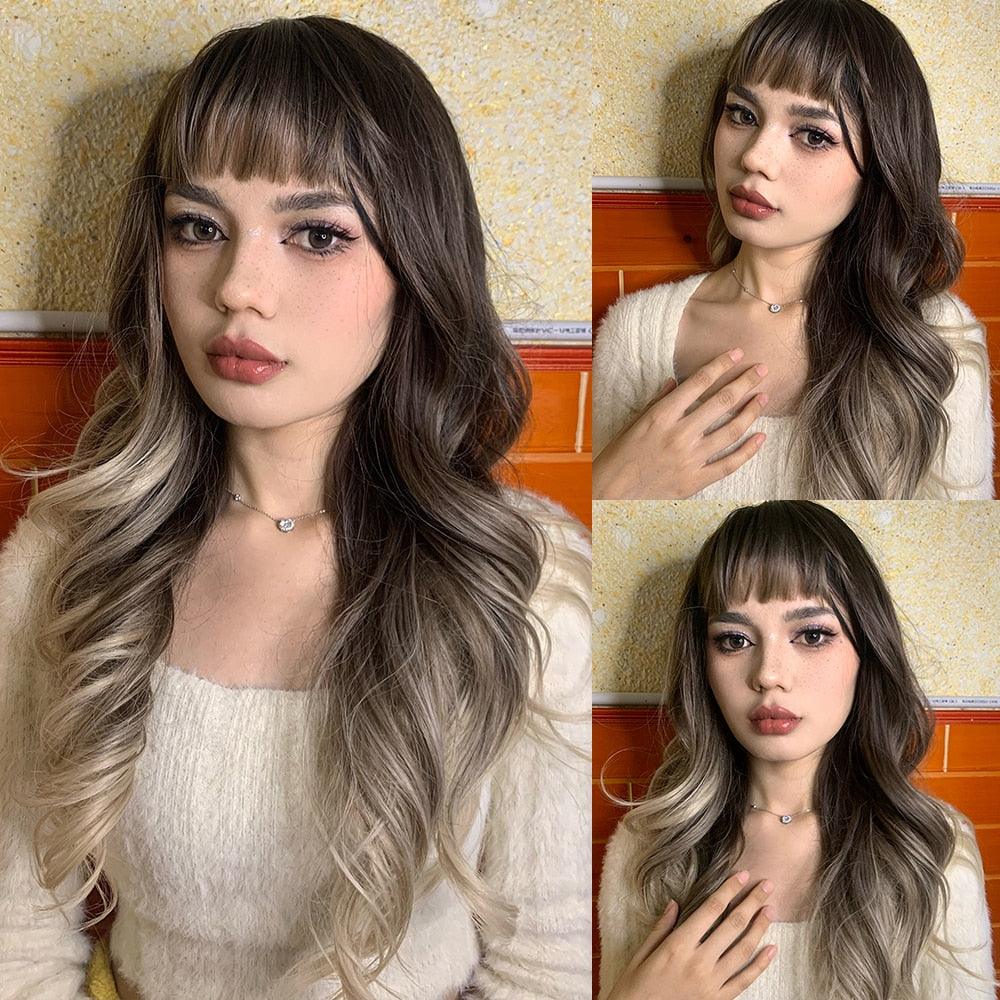 Nicole Long Wavy Wig Wigs - The Burner Shop