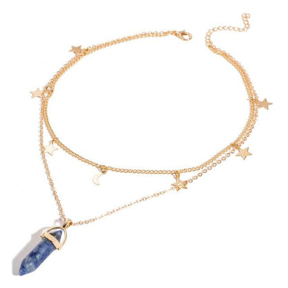 Opal Chrystal Pendant Necklaces - The Burner Shop