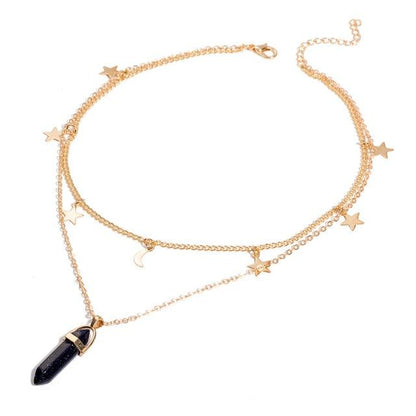 Opal Chrystal Pendant Necklaces - The Burner Shop