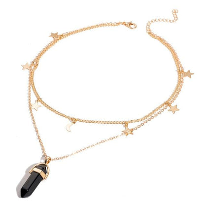 Opal Chrystal Pendant Necklaces - The Burner Shop