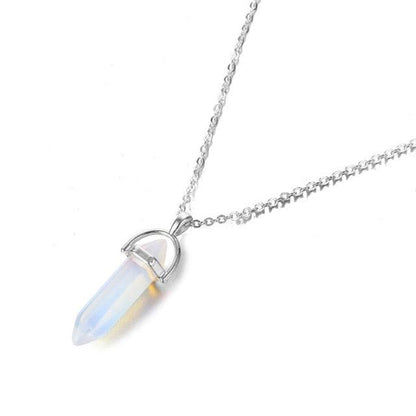 Opal Chrystal Pendant Necklaces - The Burner Shop