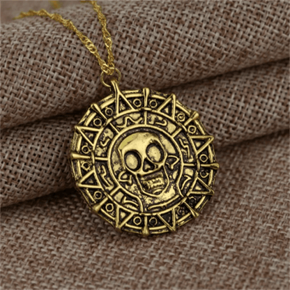 Pirates Of The Caribbean Medallion Necklaces - The Burner Shop