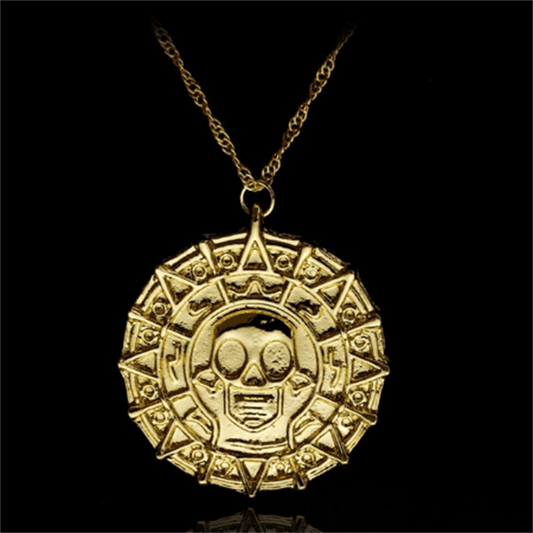 Pirates Of The Caribbean Medallion Necklaces - The Burner Shop