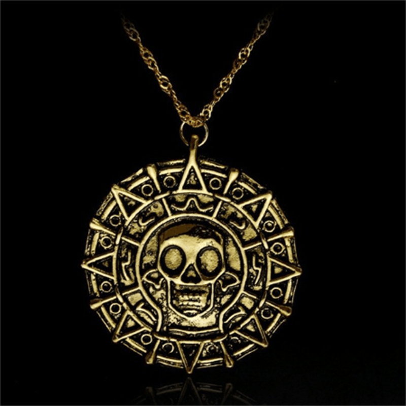 Pirates Of The Caribbean Medallion Necklaces - The Burner Shop