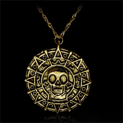Pirates Of The Caribbean Medallion Necklaces - The Burner Shop