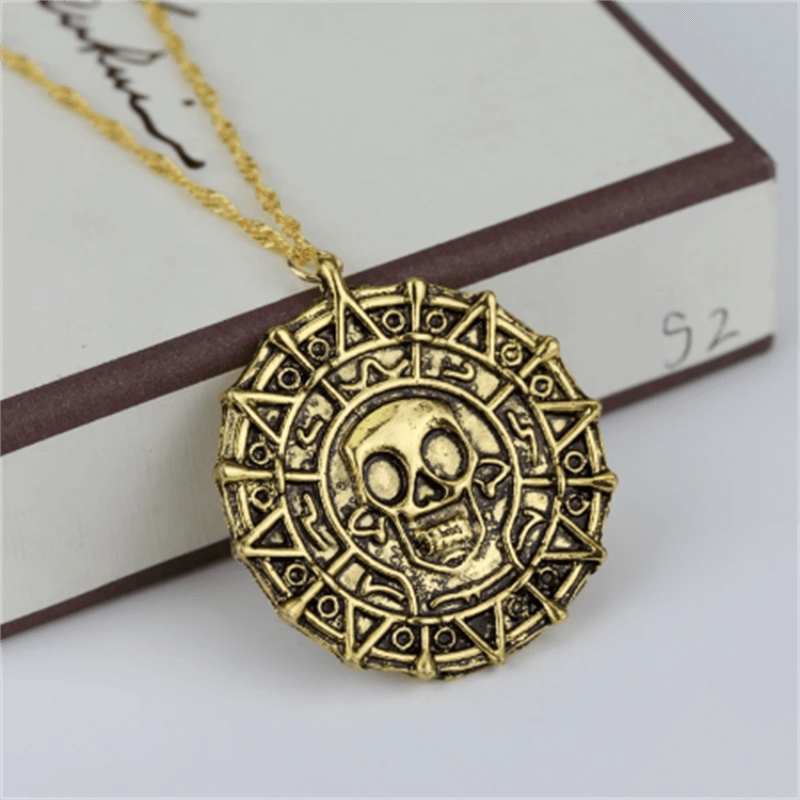 Pirates Of The Caribbean Medallion Necklaces - The Burner Shop