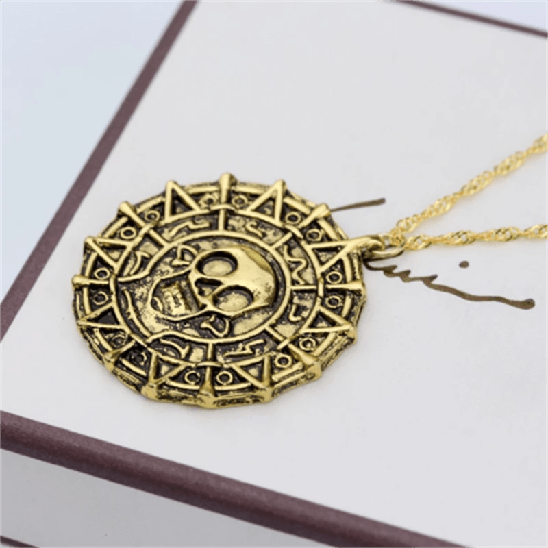 Pirates Of The Caribbean Medallion Necklaces - The Burner Shop