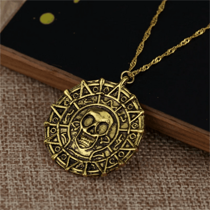 Pirates Of The Caribbean Medallion Necklaces - The Burner Shop