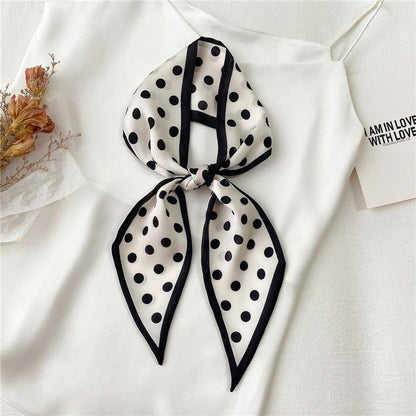Print Silky Hair Band Scarf Hair Accessory - The Burner Shop