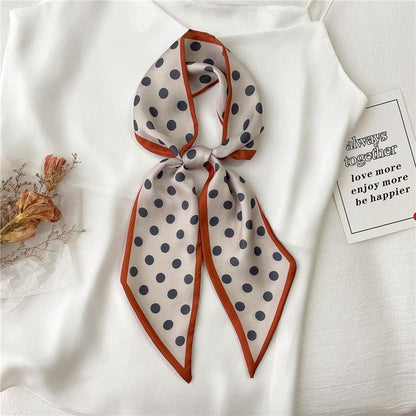 Print Silky Hair Band Scarf Hair Accessory - The Burner Shop
