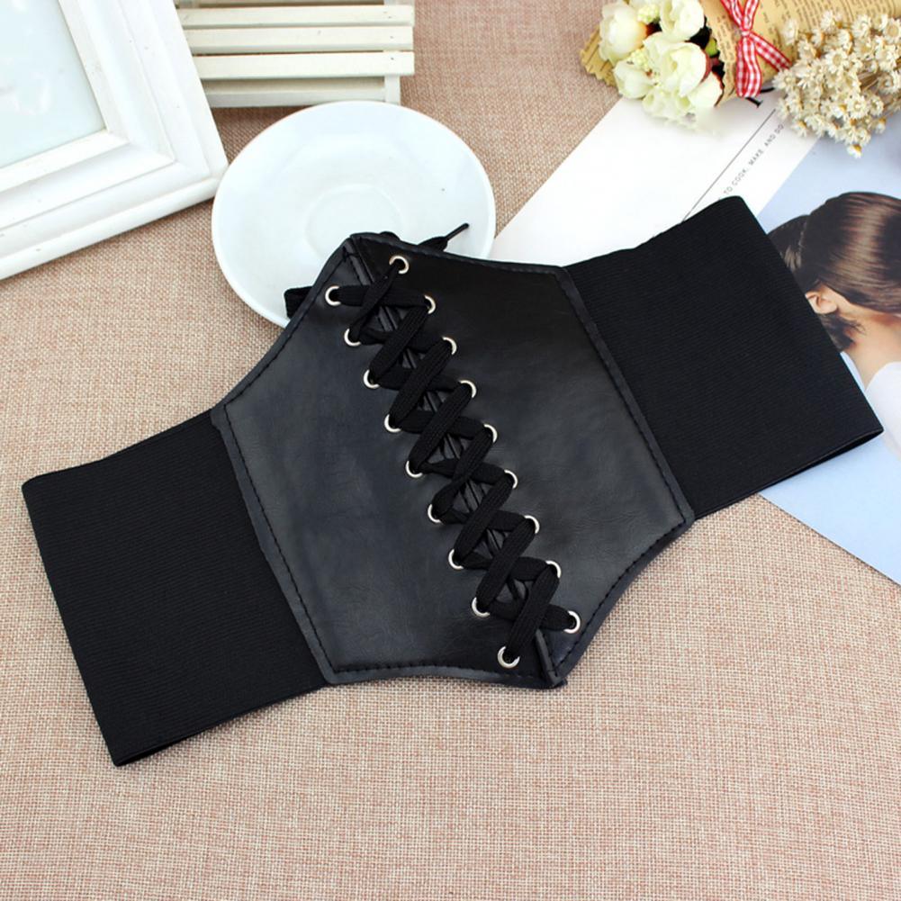 Punk Leather Corset Belt Belts - The Burner Shop