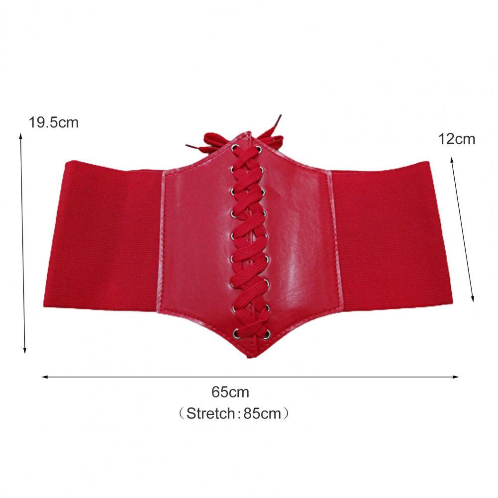 Punk Leather Corset Belt Belts - The Burner Shop