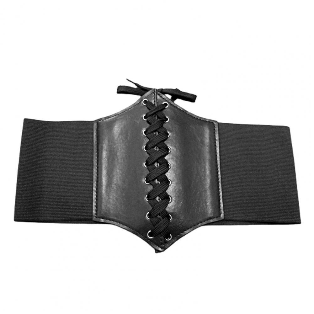 Punk Leather Corset Belt Belts - The Burner Shop