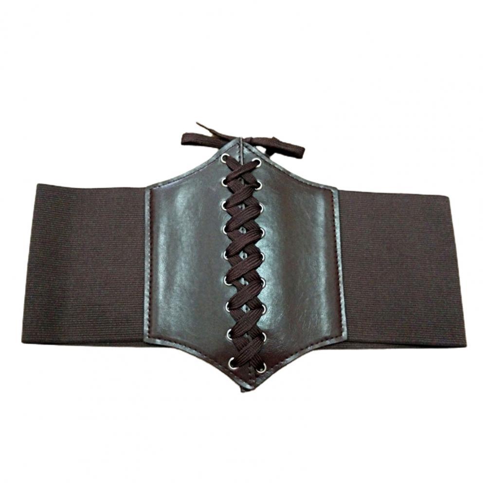 Punk Leather Corset Belt Belts - The Burner Shop