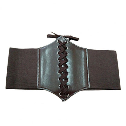 Punk Leather Corset Belt Belts - The Burner Shop