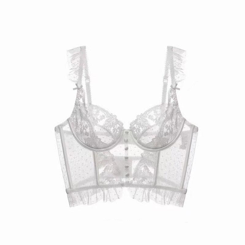 Push-Up Lace Bustier & Panty Bras - The Burner Shop