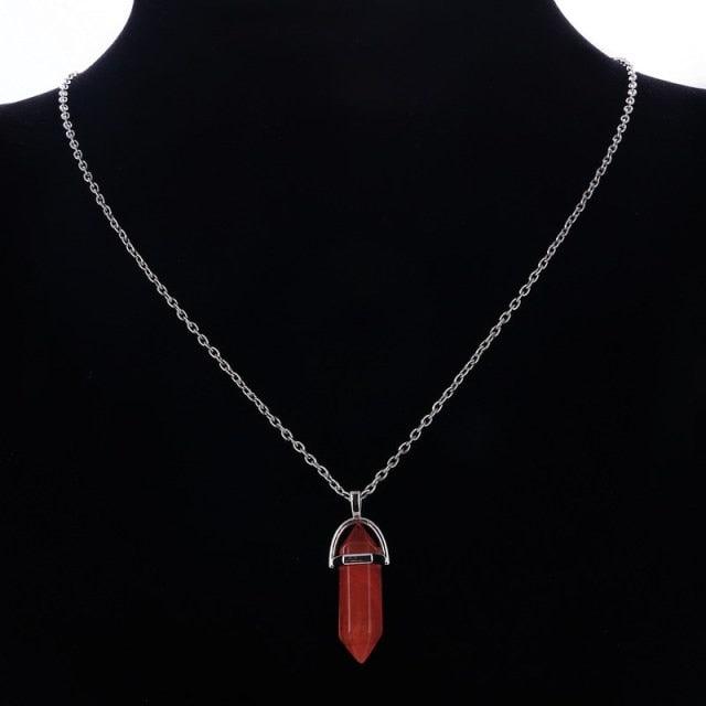Quartz Stone Pendant Necklaces - The Burner Shop