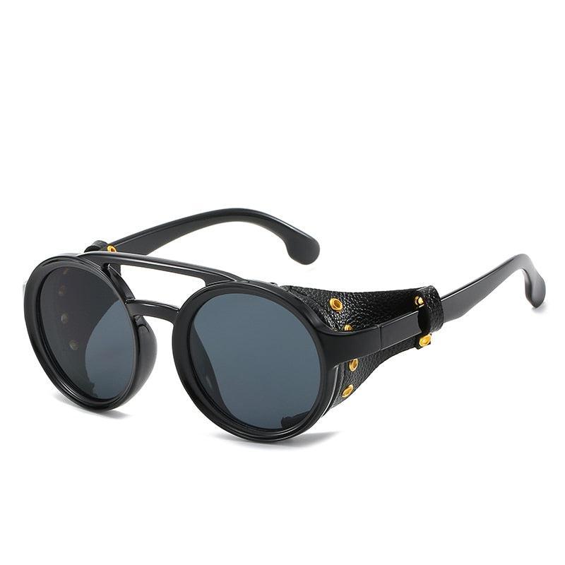 Rexx Steampunk Round Sunglasses Sunglasses - The Burner Shop