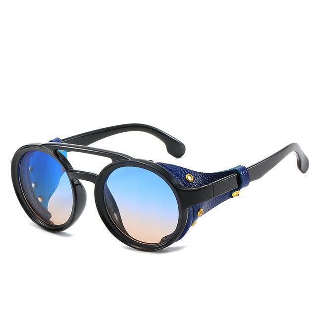 Rexx Steampunk Round Sunglasses Sunglasses - The Burner Shop