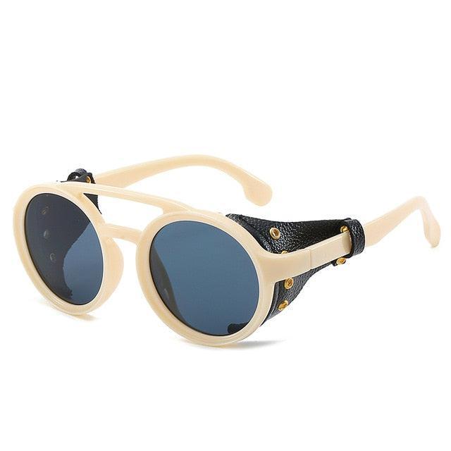 Rexx Steampunk Round Sunglasses Sunglasses - The Burner Shop