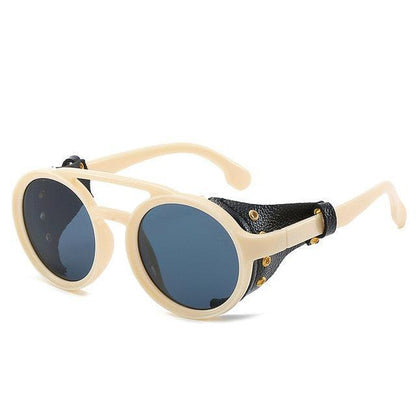 Rexx Steampunk Round Sunglasses Sunglasses - The Burner Shop
