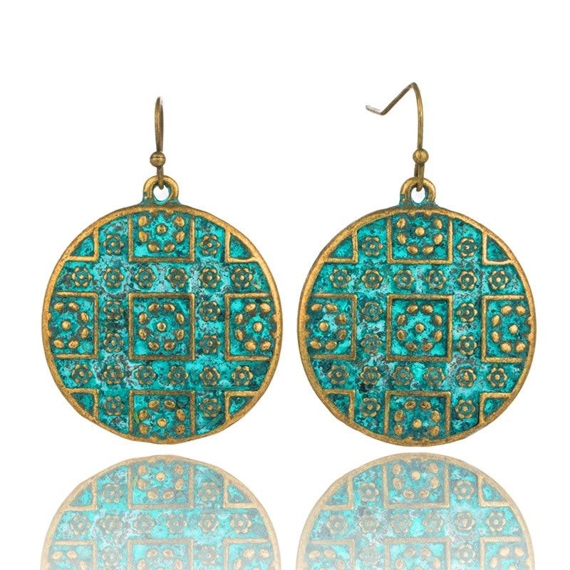 Round Boho Earrings Earrings - The Burner Shop