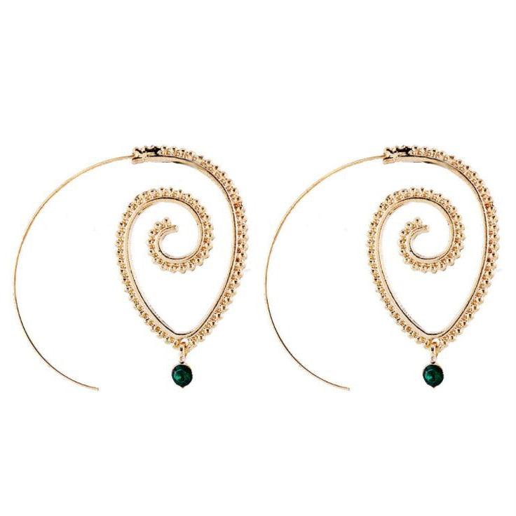 Round Dangler Earrings Earrings - The Burner Shop