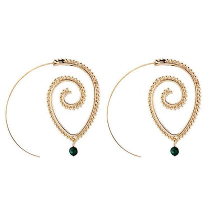 Round Dangler Earrings Earrings - The Burner Shop