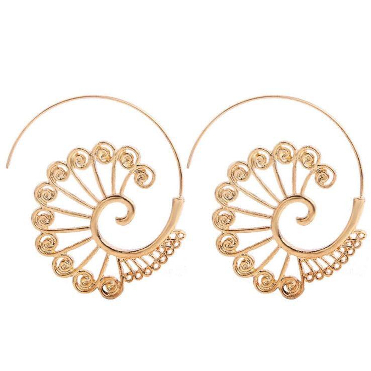 Round Dangler Earrings Earrings - The Burner Shop