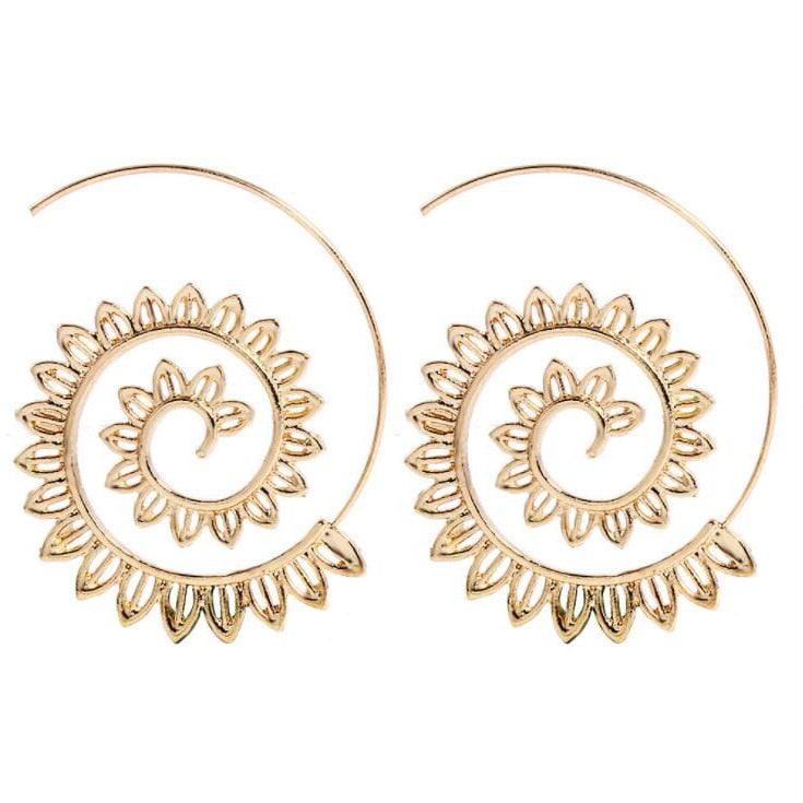 Round Dangler Earrings Earrings - The Burner Shop
