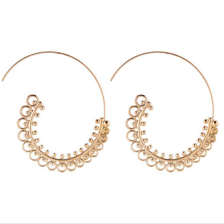 Round Dangler Earrings Earrings - The Burner Shop