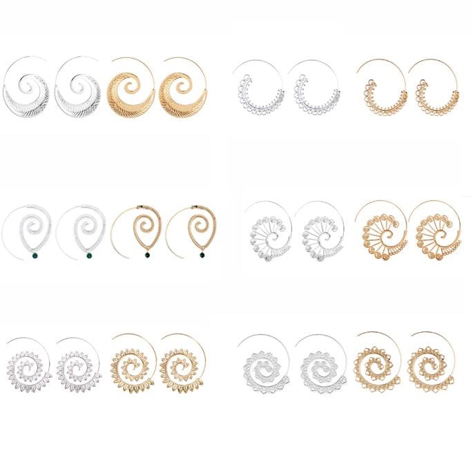 Round Dangler Earrings Earrings - The Burner Shop