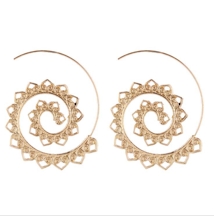 Round Dangler Earrings Earrings - The Burner Shop