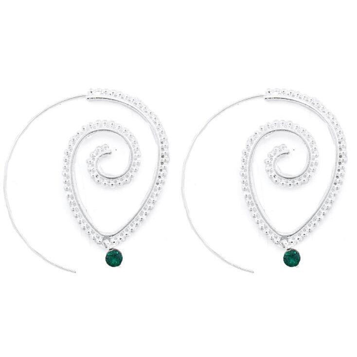 Round Dangler Earrings Earrings - The Burner Shop
