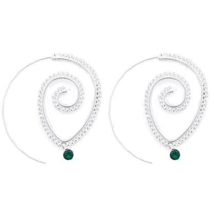 Round Dangler Earrings Earrings - The Burner Shop