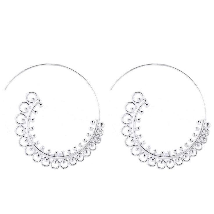 Round Dangler Earrings Earrings - The Burner Shop