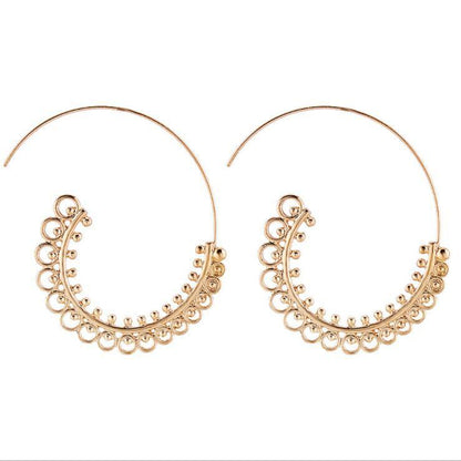 Round Dangler Earrings Earrings - The Burner Shop