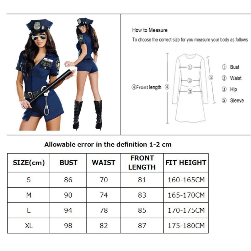 Sexy Police Officer Uniform Costumes - The Burner Shop