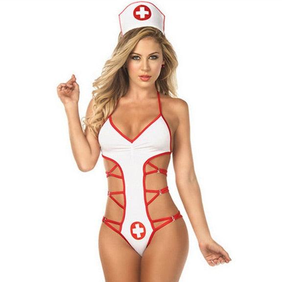 Sexy Schoolgirl Babydoll Costume Costumes - The Burner Shop