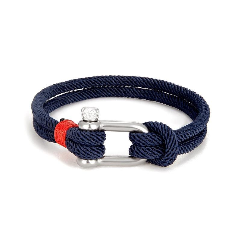 Shackle Clasp Rope Bracelet Bracelets - The Burner Shop