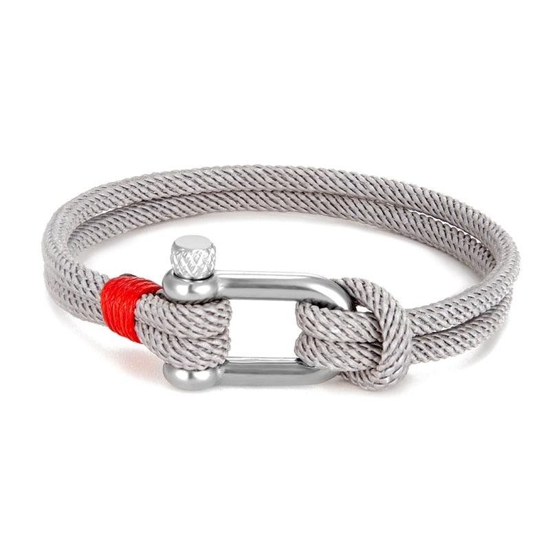 Shackle Clasp Rope Bracelet Bracelets - The Burner Shop