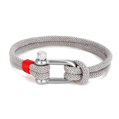 Shackle Clasp Rope Bracelet Bracelets - The Burner Shop