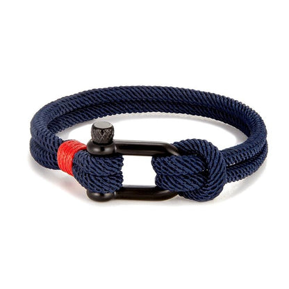 Shackle Clasp Rope Bracelet Bracelets - The Burner Shop
