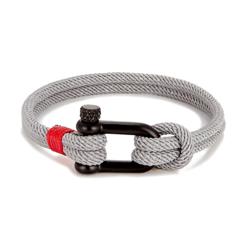 Shackle Clasp Rope Bracelet Bracelets - The Burner Shop