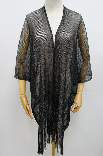 Shining Cover Up with Tassel Cover Ups - The Burner Shop