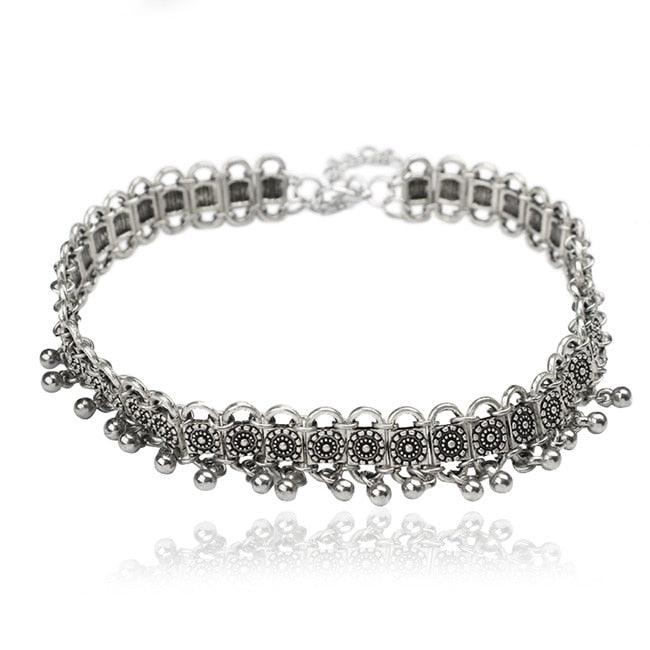 Short Snake Chain Choker Necklace Necklaces - The Burner Shop