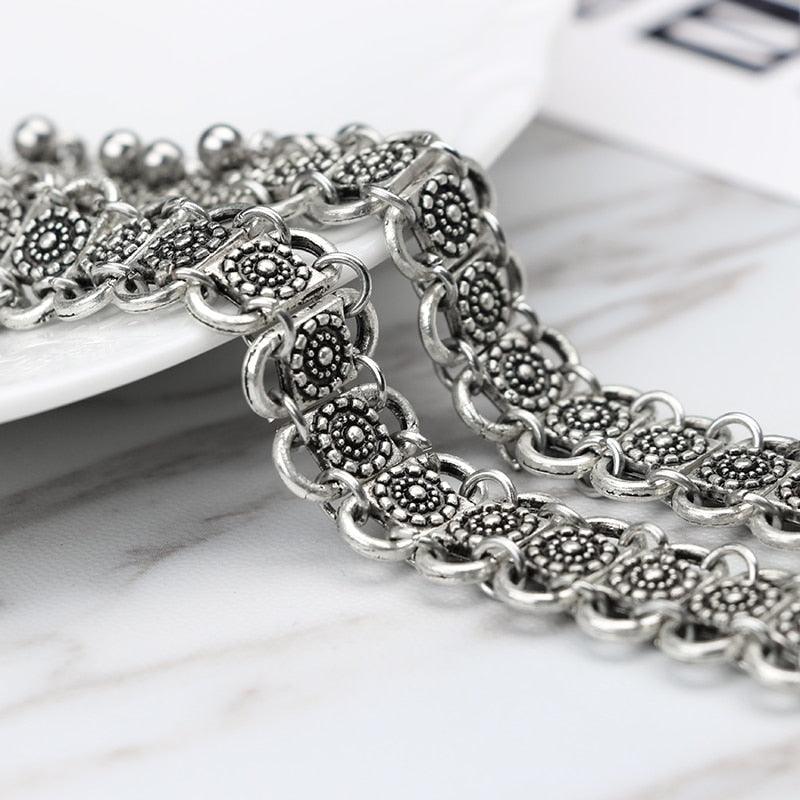 Short Snake Chain Choker Necklace Necklaces - The Burner Shop