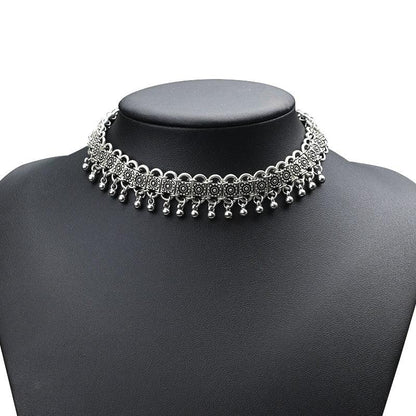 Short Snake Chain Choker Necklace Necklaces - The Burner Shop