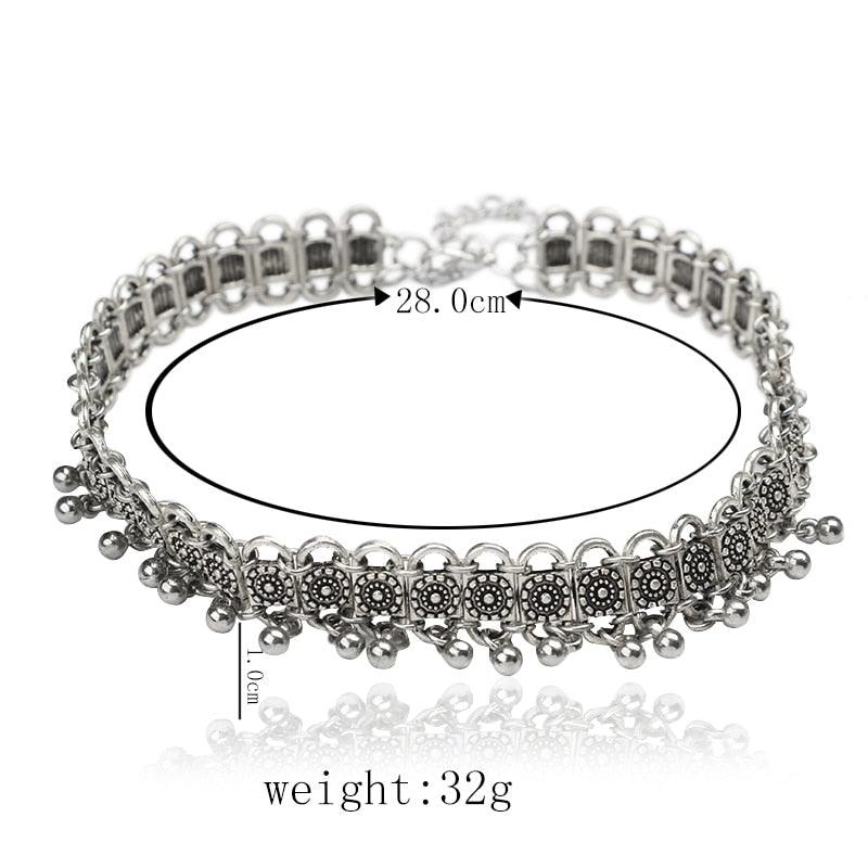 Short Snake Chain Choker Necklace Necklaces - The Burner Shop